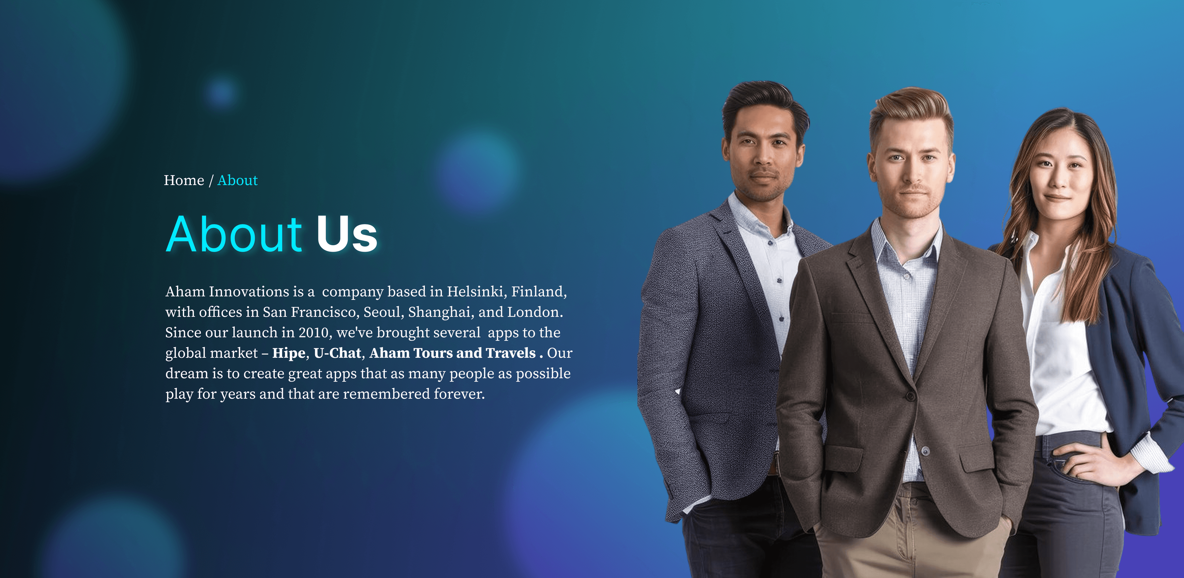 About Us Banner Desktop